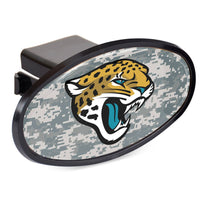 Jacksonville Jaguars CAMO Oval 2" Hitch Receiver