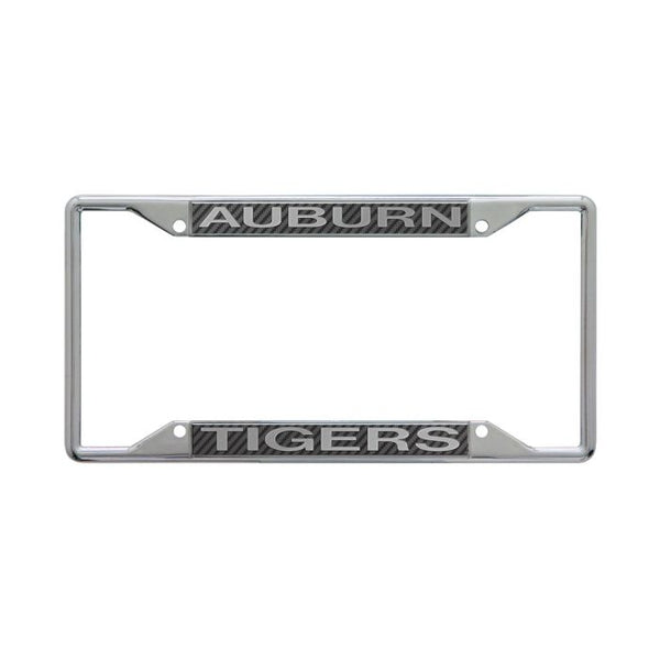 Wholesale-Auburn Tigers CARBON Lic Plt Frame S/S Printed