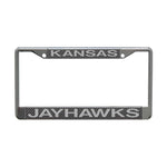 Wholesale-Kansas Jayhawks CARBON Lic Plt Frame S/L Printed