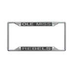 Wholesale-Ole Miss Rebels CARBON Lic Plt Frame S/S Printed