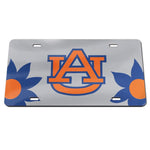 Wholesale-Auburn Tigers FLOWERS Acrylic Classic License Plates