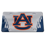 Wholesale-Auburn Tigers FLAMES Acrylic Classic License Plates