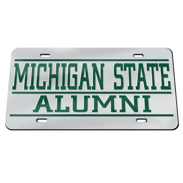 Wholesale-Michigan State Spartans Acrylic Classic License Plates