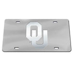 Wholesale-Oklahoma Sooners FROSTED Specialty Acrylic License Plate