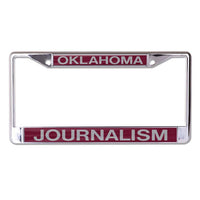 Wholesale-Oklahoma Sooners Lic Plt Frame S/L Printed