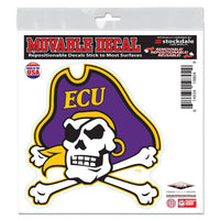 Wholesale-East Carolina Pirates All Surface Decal 6" x 6"