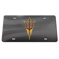 Wholesale-Arizona State Sun Devils CARBON Specialty Acrylic License Plate