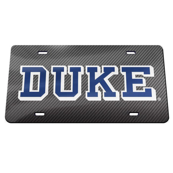 Wholesale-Duke Blue Devils CARBON Specialty Acrylic License Plate