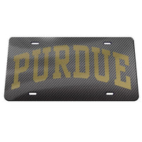 Wholesale-Purdue Boilermakers CARBON Acrylic Classic License Plates