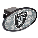 Las Vegas Raiders CAMO Oval 2" Hitch Receiver