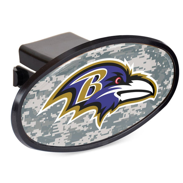Baltimore Ravens CAMO Oval 2" Hitch Receiver