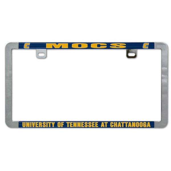 Wholesale-Tennessee Chattanooga Mocs Metal Lic. Plate Frame Slim