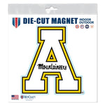 Appalachian State Mountaineers Outdoor Magnets 6" x 6"