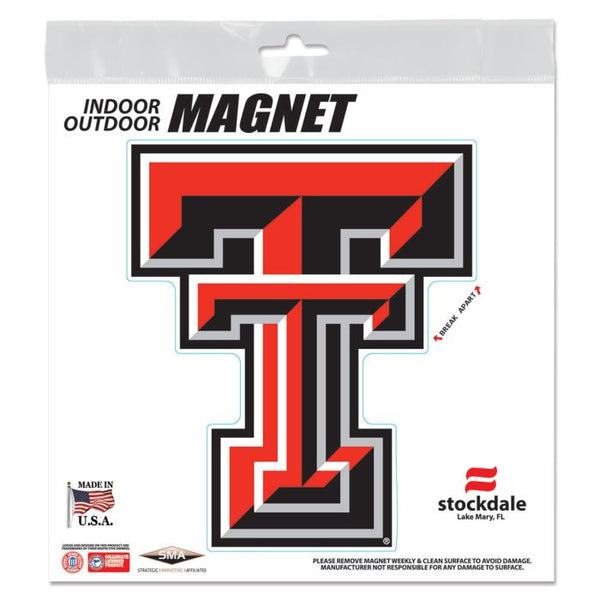 Wholesale-Texas Tech Red Raiders Outdoor Magnets 6" x 6"