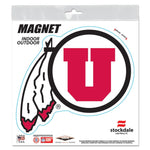 Wholesale-Utah Utes Outdoor Magnets 6" x 6"