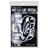 LSU Tigers Decal Metallic 3" x 5"