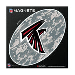 Atlanta Falcons CAMO Outdoor Magnets 6" x 6"
