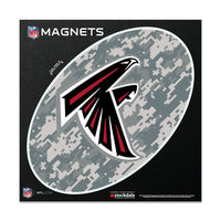 Atlanta Falcons CAMO Outdoor Magnets 6" x 6"