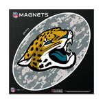 Jacksonville Jaguars CAMO Outdoor Magnets 6" x 6"