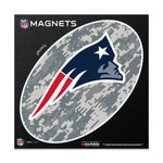 New England Patriots CAMO Outdoor Magnets 6" x 6"