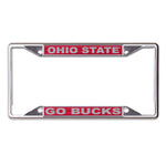 Wholesale-Ohio State Buckeyes GO BUCKS Lic Plt Frame S/S Printed