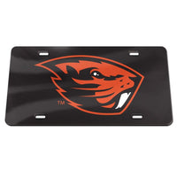 Wholesale-Oregon State Beavers CARBON Acrylic Classic License Plates