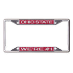 Wholesale-Ohio State Buckeyes WE'RE #1 Lic Plt Frame S/S Printed