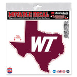 Wholesale-West Texas A&amp;M Buffaloes All Surface Decal 6" x 6"