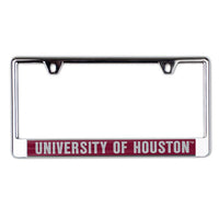 Wholesale-Houston Cougars Lic Plate Frame B/O Printed