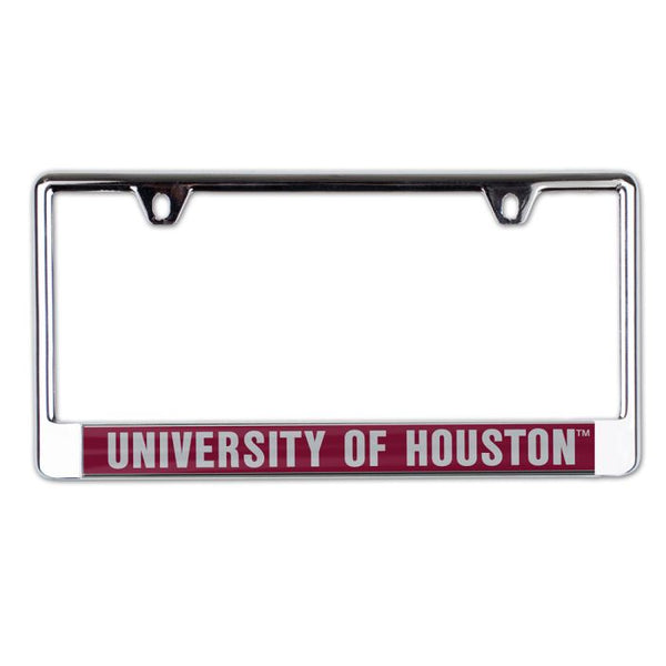 Wholesale-Houston Cougars Lic Plate Frame B/O Printed