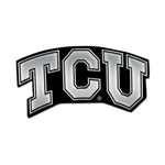 Wholesale-TCU Horned Frogs Chrome Free Form Auto Emblem