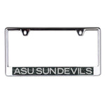 Wholesale-Arizona State Sun Devils GLITTER BACKGROUND Lic Plt Frame B/O Metallic