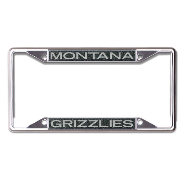 Wholesale-Montana Grizzlies GLITTER BACKGROUND Lic Plt Frame S/S Printed