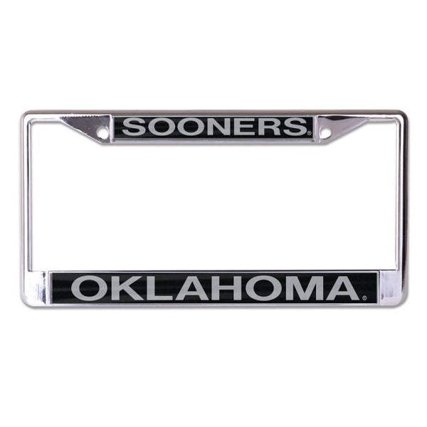 Wholesale-Oklahoma Sooners Lic Plt Frame S/L Printed