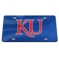 Wholesale-Kansas Jayhawks Acrylic Classic License Plates