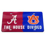 Wholesale-Alabama Crimson Tide / Auburn Tigers Specialty Acrylic License Plate NCAA Rivalry