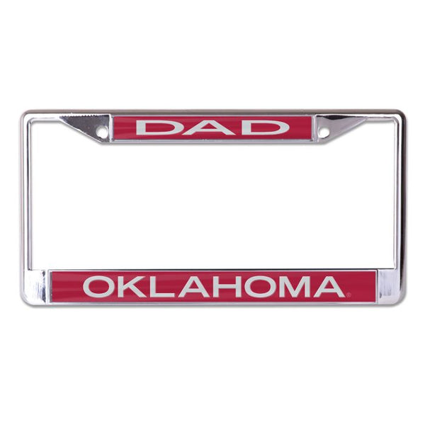 Wholesale-Oklahoma Sooners Lic Plt Frame S/L Printed