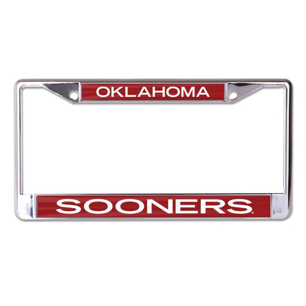 Wholesale-Oklahoma Sooners Lic Plt Frame S/L Printed