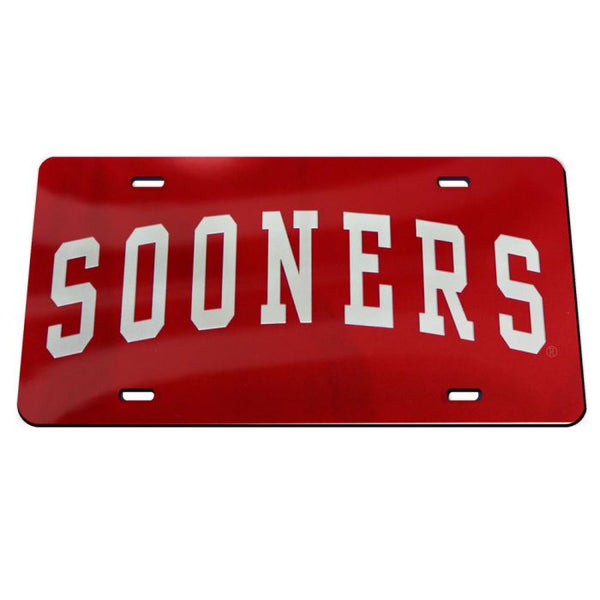 Wholesale-Oklahoma Sooners Acrylic Classic License Plates