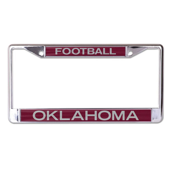 Wholesale-Oklahoma Sooners Lic Plt Frame S/L Printed