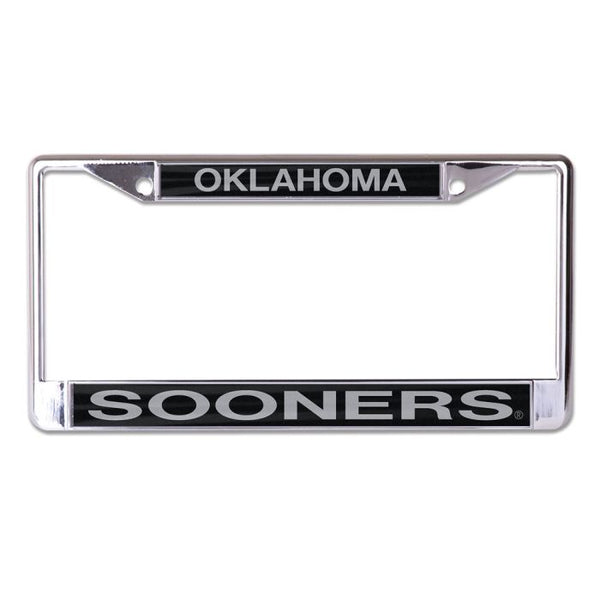 Wholesale-Oklahoma Sooners Lic Plt Frame S/L Printed