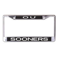 Wholesale-Oklahoma Sooners Lic Plt Frame S/L Printed