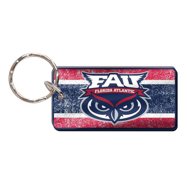 Wholesale-Florida Atlantic Owls VINTAGE Keychain Rectangle