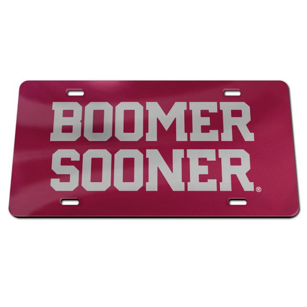 Wholesale-Oklahoma Sooners Specialty Acrylic License Plate