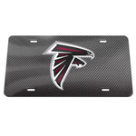 Atlanta Falcons CARBON Specialty Acrylic License Plate