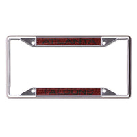 Atlanta Falcons GLITTER BACKGROUND Lic Plt Frame S/L Printed