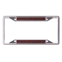 Atlanta Falcons GLITTER BACKGROUND Lic Plt Frame S/S Printed