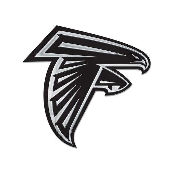 Atlanta Falcons Chrome Free Form Auto Emblem