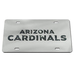 Arizona Cardinals GLITTER LETTERS Acrylic Classic License Plates