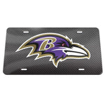 Baltimore Ravens CARBON Specialty Acrylic License Plate